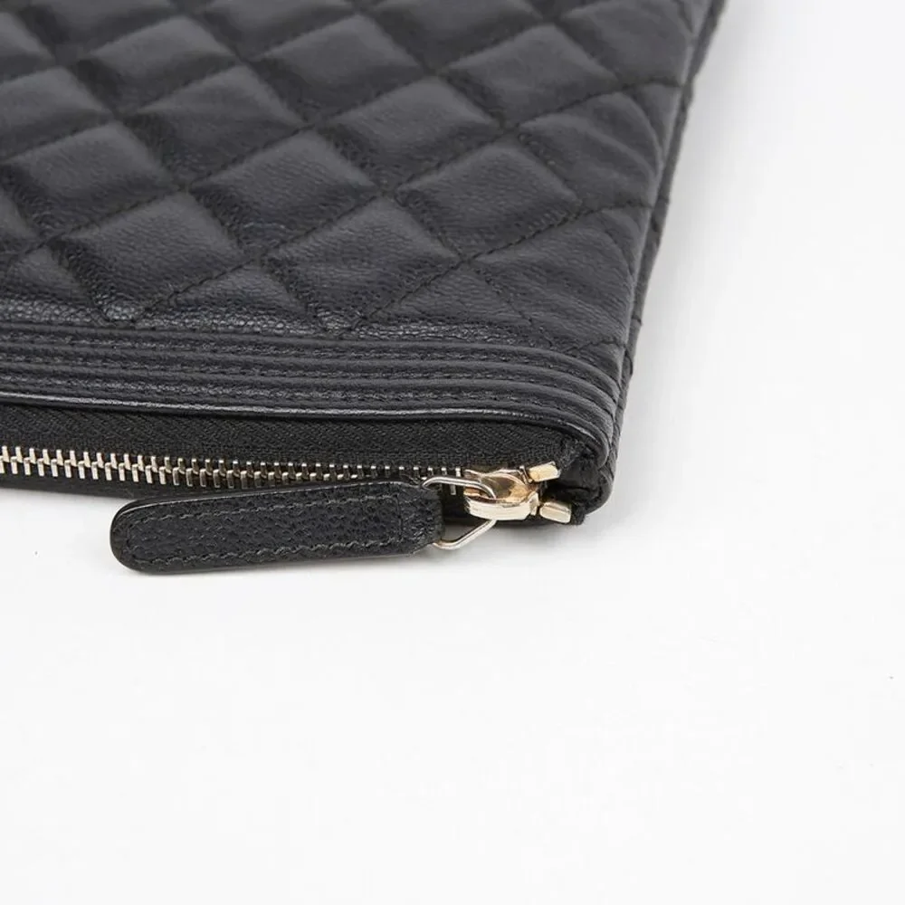 Caviar Skin Boy New Medium Clutch
